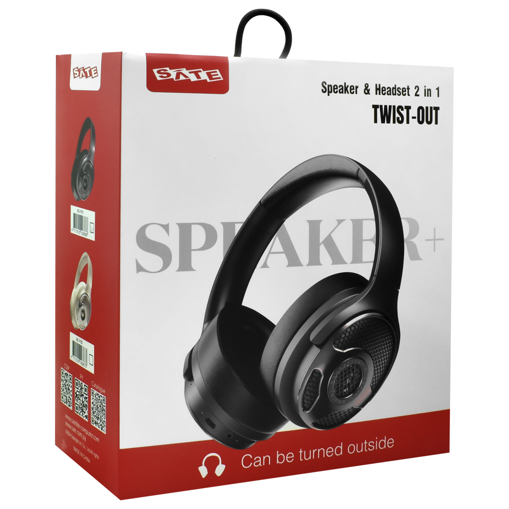Fone de Ouvido Satellite AE-V182 Twist Out com Speaker / Bluetooth - Branco