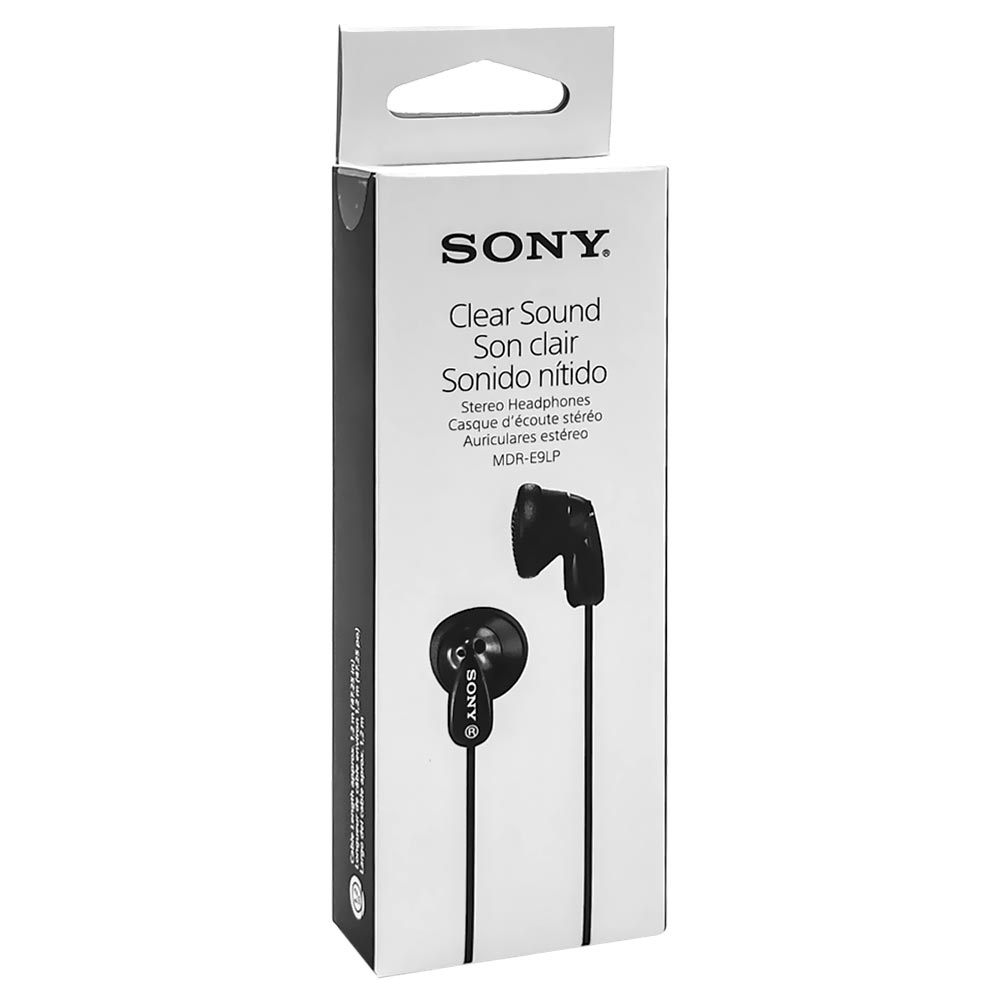 Fone de Ouvido Sony MDR-E9LP Clear Sound / Com Fio - Preto