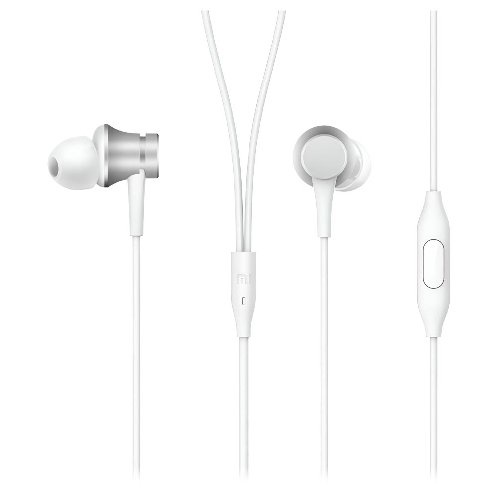 Fone de Ouvido Xiaomi Mi IN-EAR Basic Matte / Com Fio - Prata (ZBW4355TY)