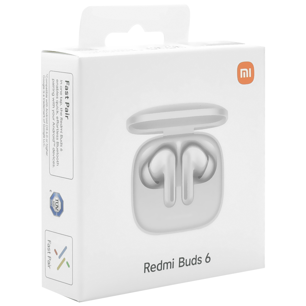 Fone de Ouvido Xiaomi Redmi Buds 6 / Bluetooth - Cloud Branco (BHR9245GL)