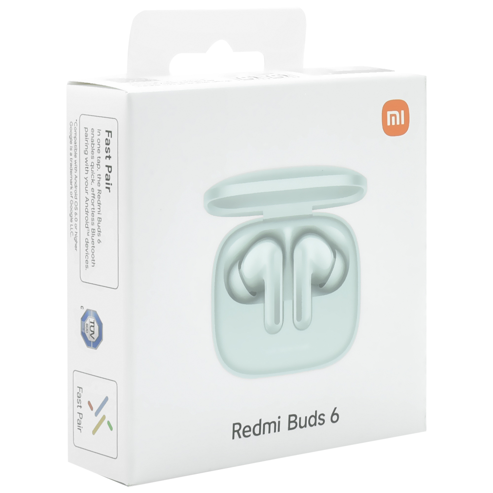 Fone de Ouvido Xiaomi Redmi Buds 6 / Bluetooth - Coral Verde (BHR9245GL)