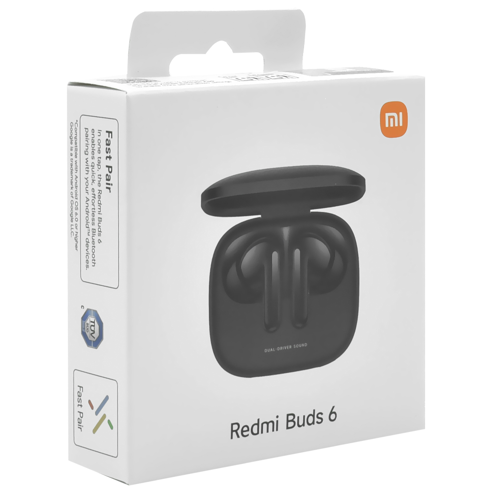 Fone de Ouvido Xiaomi Redmi Buds 6 / Bluetooth - Night Preto (BHR9251GL)