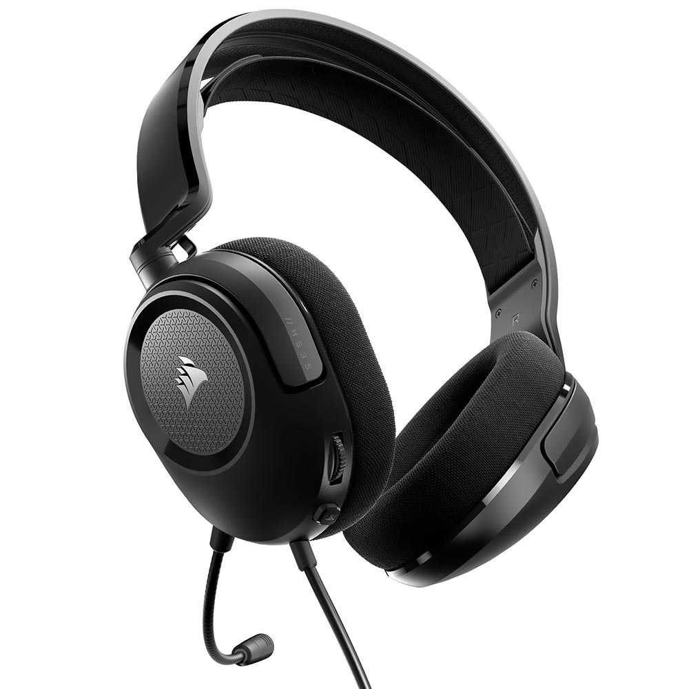 Fone Gamer Corsair Stereo HS35 V2 / Com Fio - Preto (CA-9011377-NA)