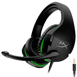 Fone Gamer Hyperx Cloudx Stinger Xbox / Com Fio - Preto / Verde (HX-HSCSX-BK/WW)