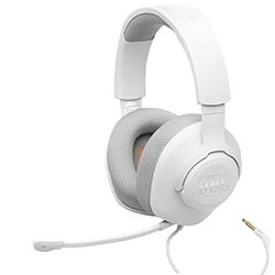 Fone Gamer JBL Quantum 100 M2 / Com Fio - Branco