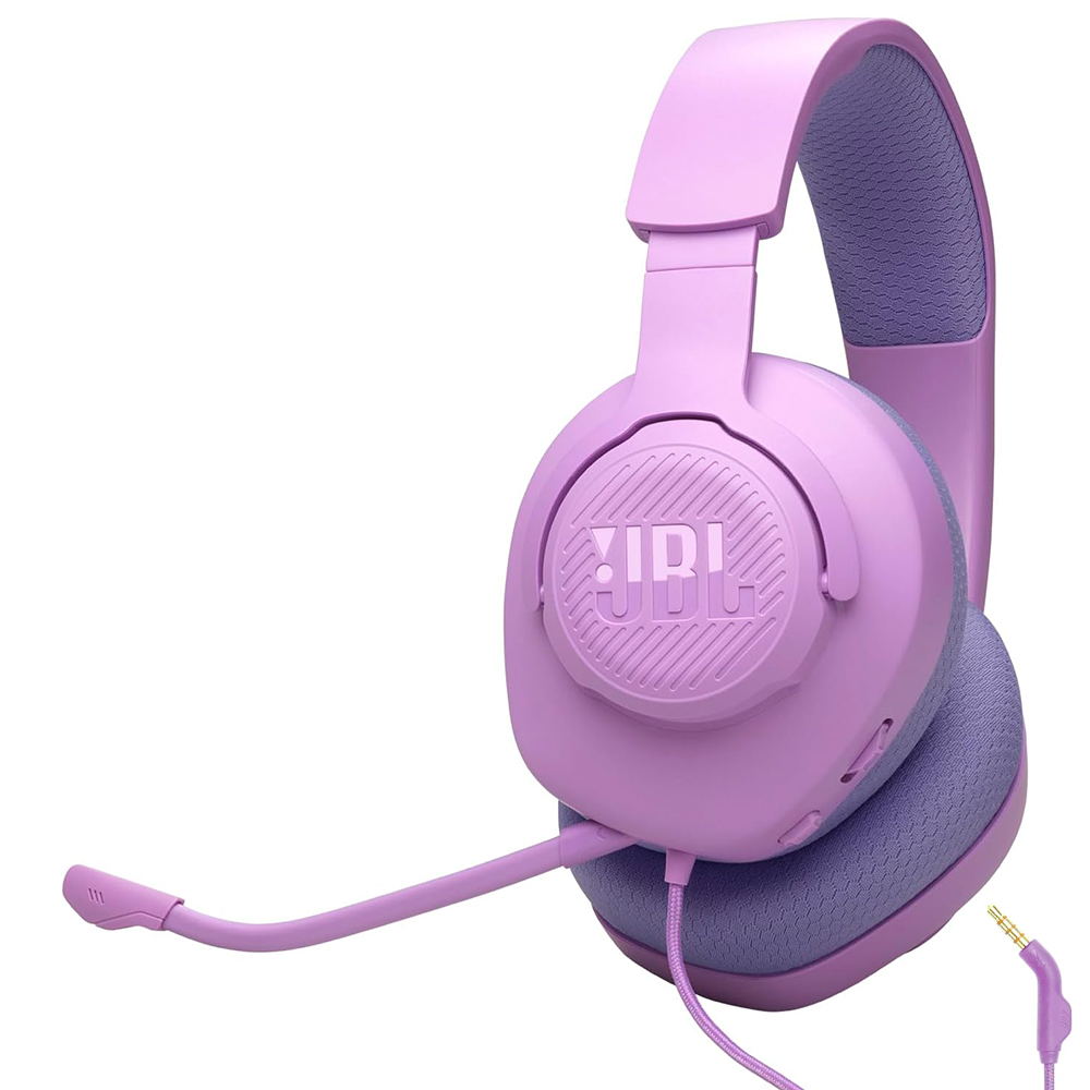 Fone Gamer JBL Quantum 100 M2 / Com Fio - Roxo