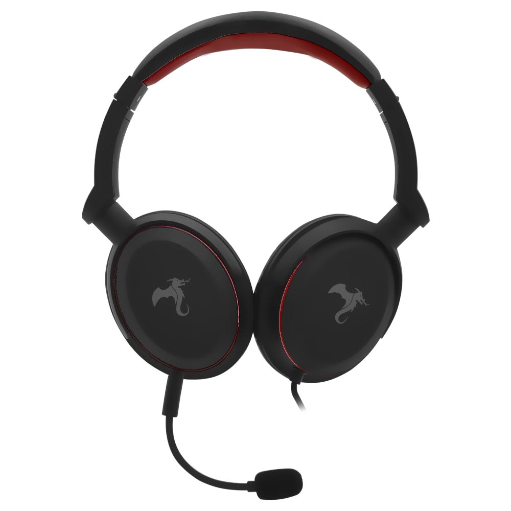 Fone Gamer Kolke KGA-312 Hero / Com Fio - Preto / Vermelho