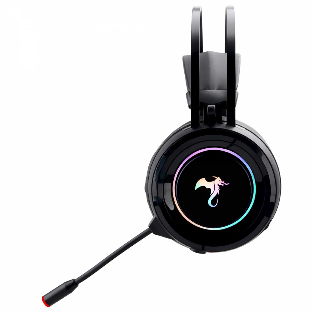 Fone Gamer Kolke KGA-493 Hercules RGB / Com Fio - Preto