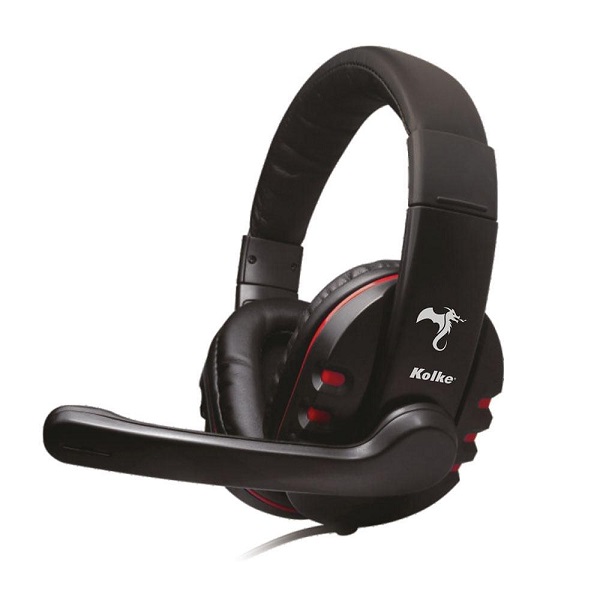 Fone Gamer Kolke KMIG-100 / Com Fio - Preto / Vermelho