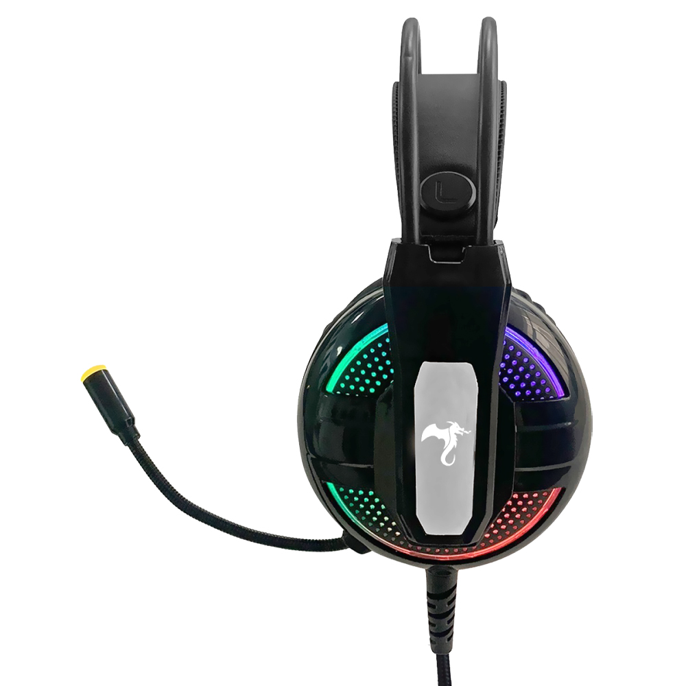 Fone Gamer Kolke Odín KGA-506 RGB / Com Fio - Preto