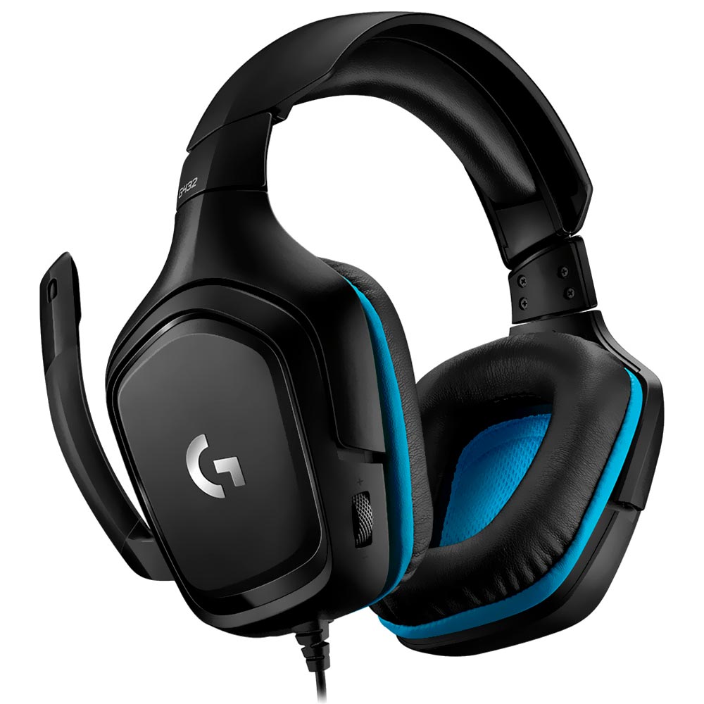 Fone Gamer Logitech G432 Play Advanced / Com Fio - Preto (981-000769)