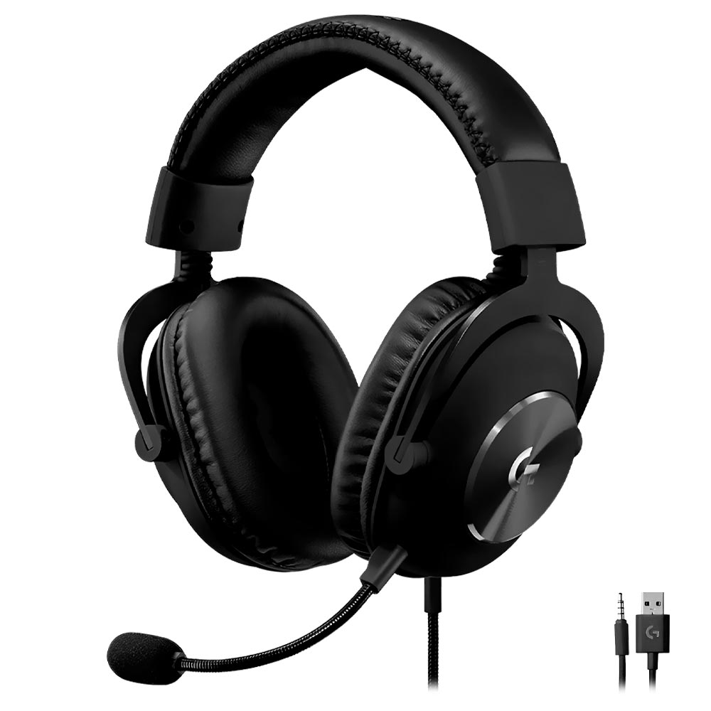 Fone Gamer Logitech Pro G / Com Fio - Preto (981-000811)
