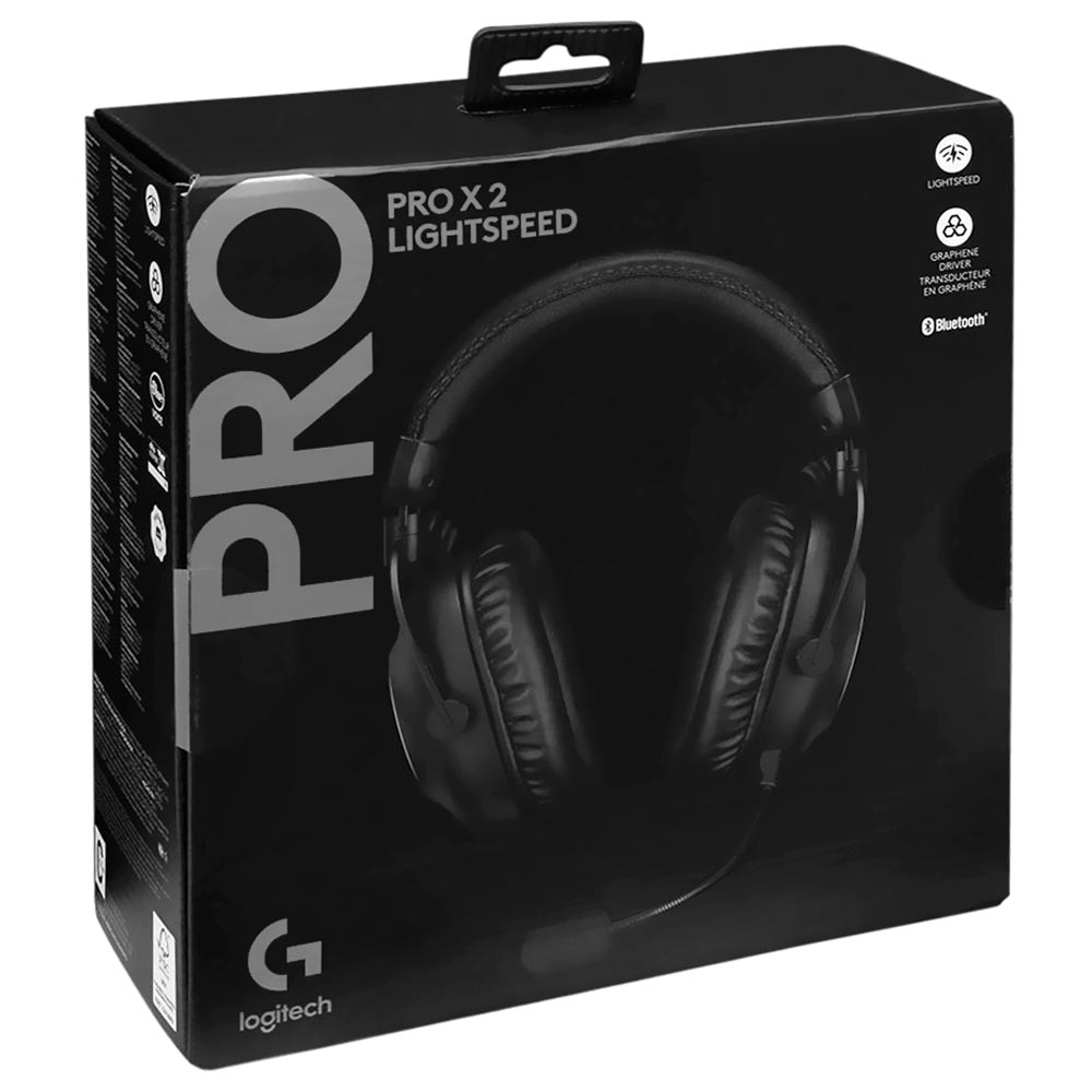 Fone Gamer Logitech Pro X2 / Bluetooth - Preto (981-001262)