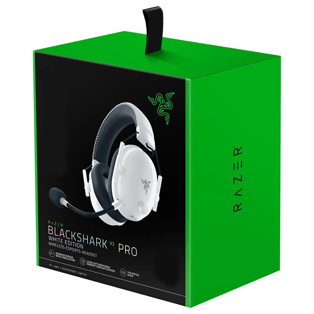 Fone Gamer Razer Blackshark V2 Pro White Edition / Wireless - Branco (RZ04-04530200-R3U1)