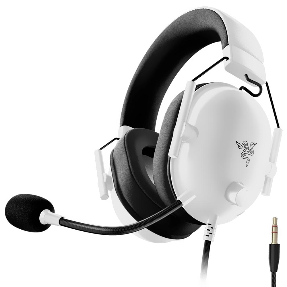 Fone Gamer Razer Blackshark V2 X White Edition / Com Fio - Branco (RZ04-03240700-R3U1)