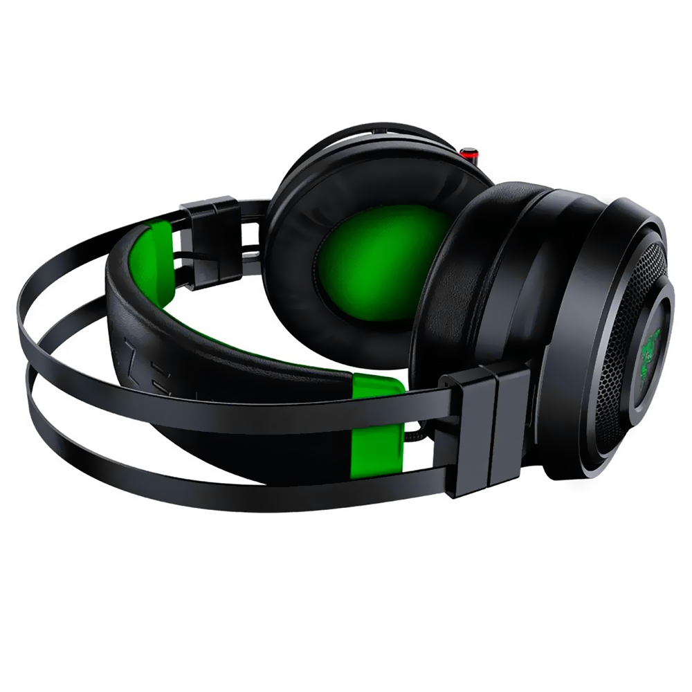 Fone Gamer Razer Nari Ultimate Wireless - Preto / Verde (RZ04-02910100-R3U1)