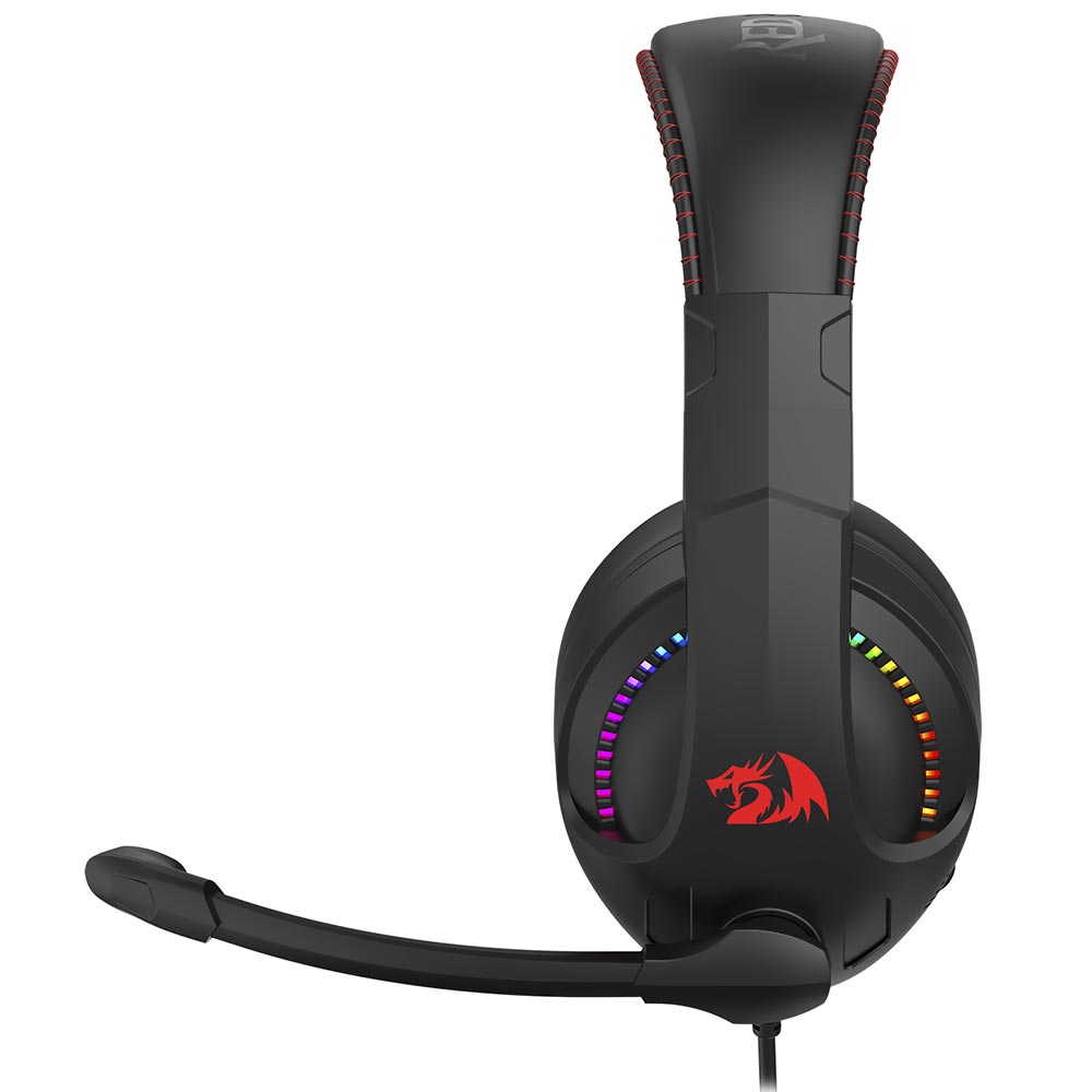 Fone Gamer Redragon H211-RGB Cronus RGB / Com Fio - Preto