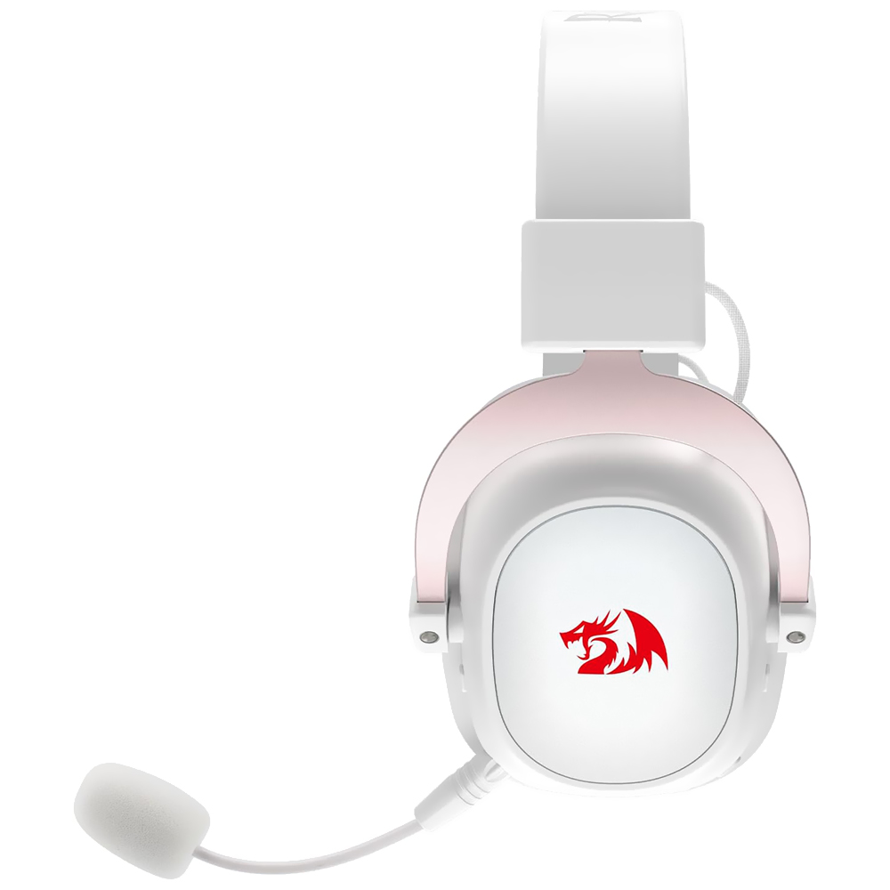 Fone Gamer Redragon H510W-PRO Zeus Pro / Wireless - Branco