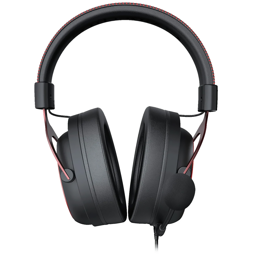 Fone Gamer Redragon H540 Luna / Com Fio - Preto / Vermelho