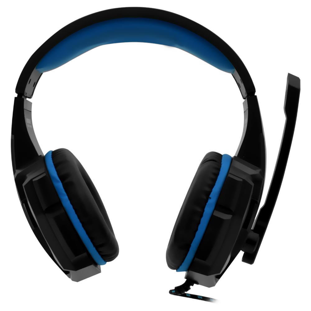 Fone Gamer Satellite AE-369B / Com Fio - Preto / Azul