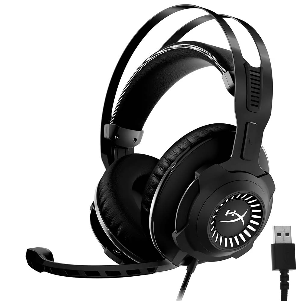 Headset Gamer Hyperx Cloud Revolver / Com Fio - Preto (HHSR1-AH-GM/G)