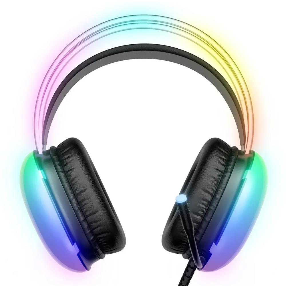 Headset Gamer Onikuma X25 Professional RGB / Com Fio - Preto