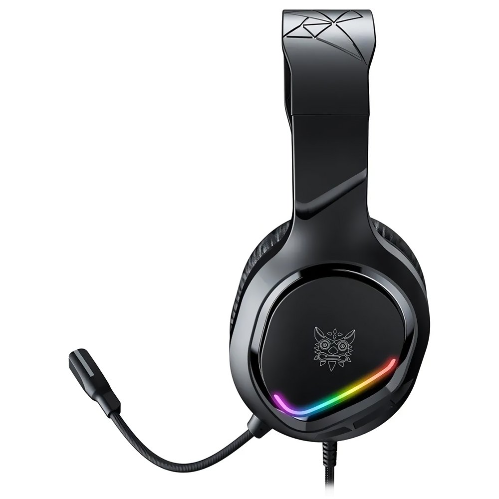 Headset Gamer Onikuma X31 RGB / Com Fio - Preto