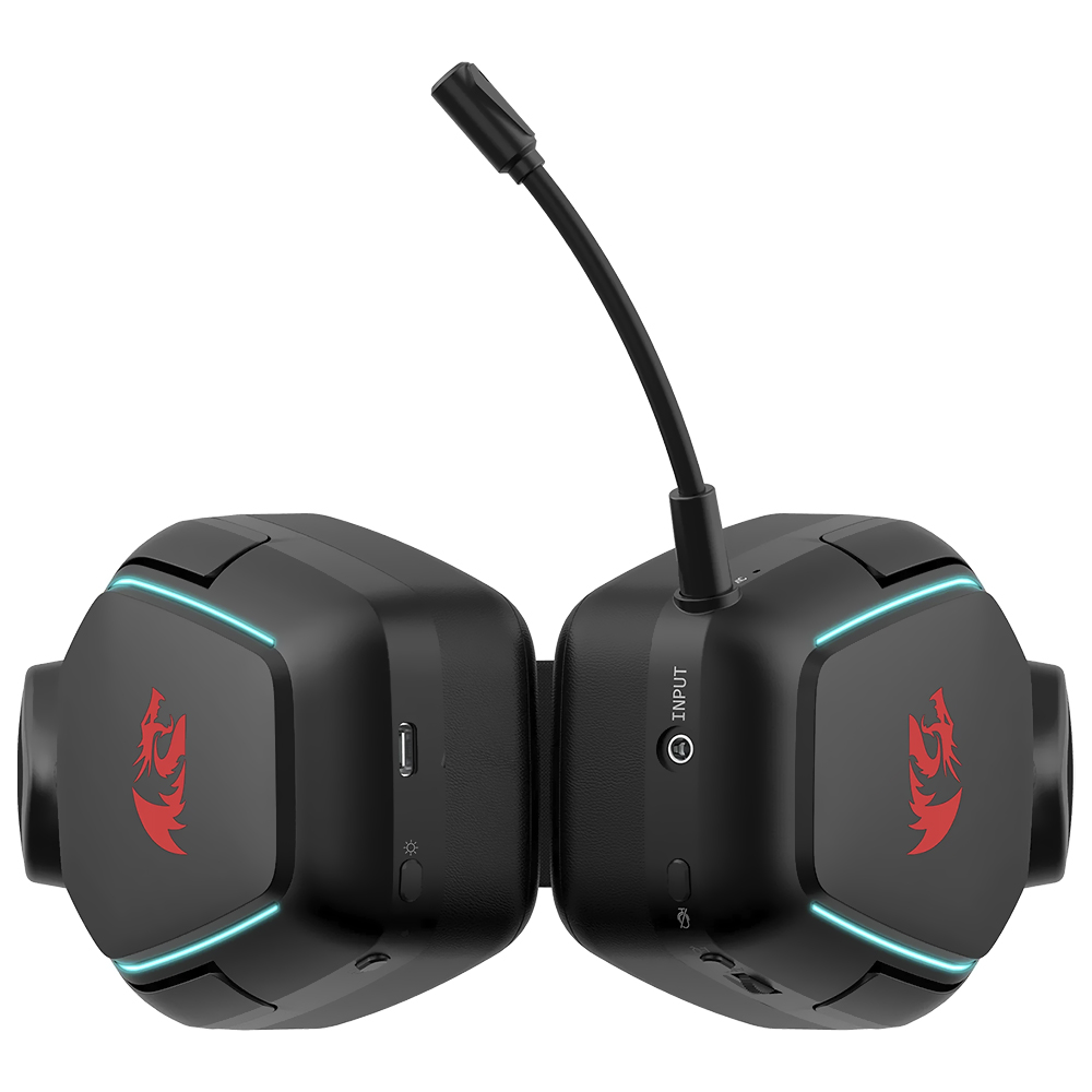 Headset Gamer Redragon H868 Mira / Wireless - Preto