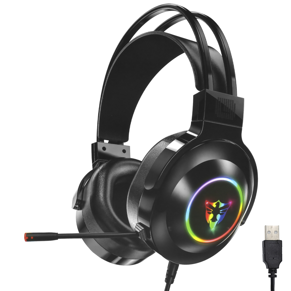 Headset Gamer Satellite AE-302 RGB / USB - Preto