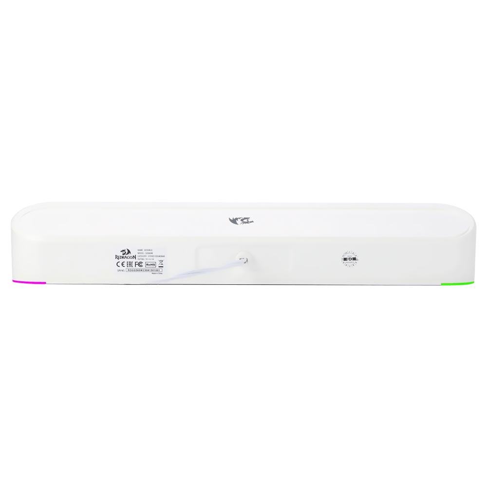 Soundbar Redragon GS560W Adiemus RGB / USB / 3.5MM - Branco