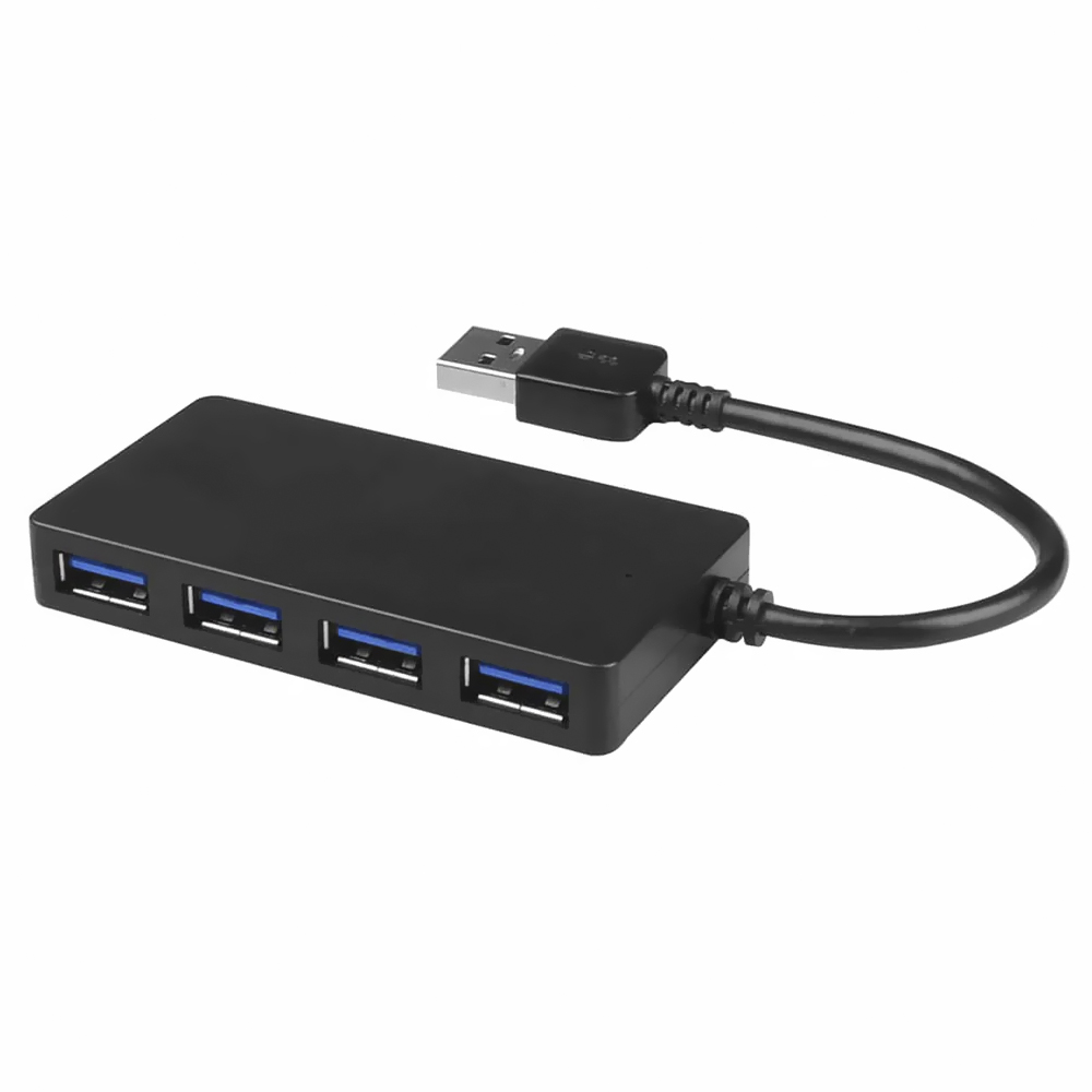 HUB 4 Portas USB 3.0 Havit HV-H103 - Preto