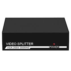 HUB SPLITTER 4 PORTAS VGA 1X4 VIDEO 200MHZ VGA-2004