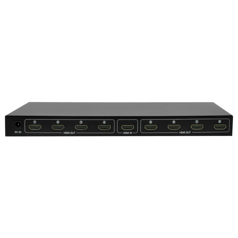 Hub Splitter 8 Portas HDMI 1x8 Ultra HD 4K / 2K 3D