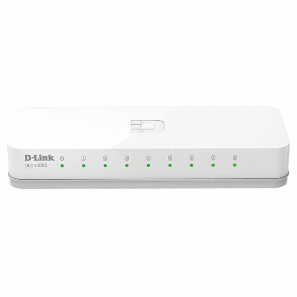 HUB SWITCH  8P. D-LINK DES-1008C 10/100/MBPS
