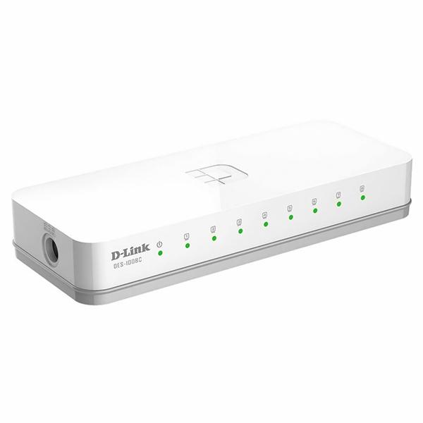 HUB SWITCH  8P. D-LINK DES-1008C 10/100/MBPS