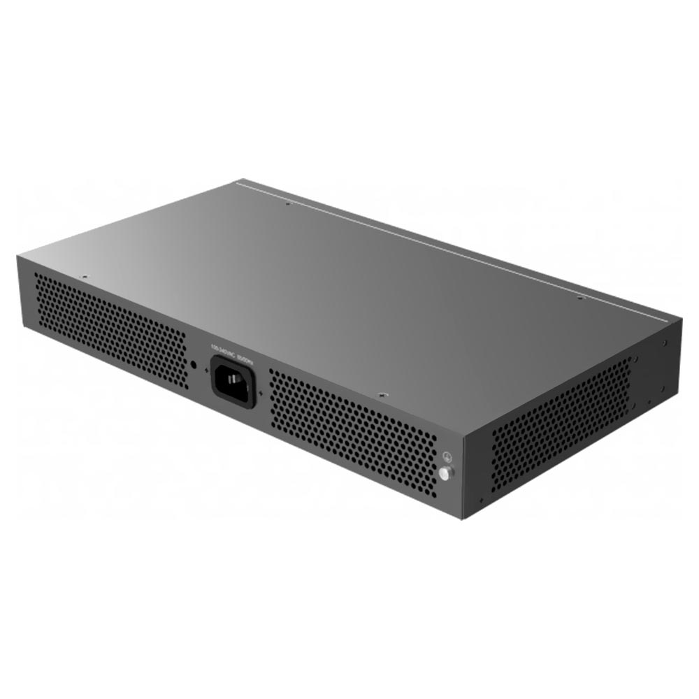 Hub Switch Grandstream GWN7801P 8 Portas Gigabit Poe+ L2+ 2SFP / 120W - 10/100/1000Mbps