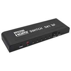 HUB SWITCH HDMI 5 X 1 SATELLITE  A-HD04 3D FULLHD 1080  
