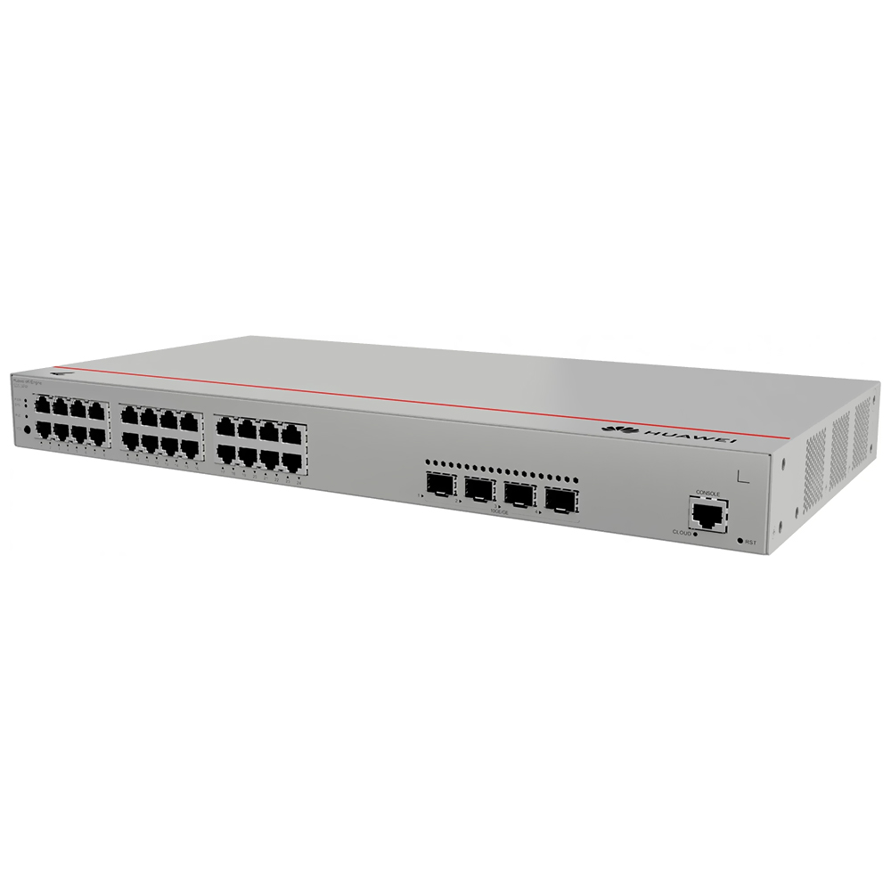 Hub Switch Huawei S220-24P4X 24 Portas / 4X10GE / SFP+ / POE+ - 10/100/1000BASE-T