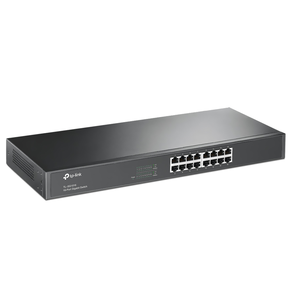 Hub Switch Tp-link TL-SG1016 Rackmount 16 Portas - 10/100/1000Mbps