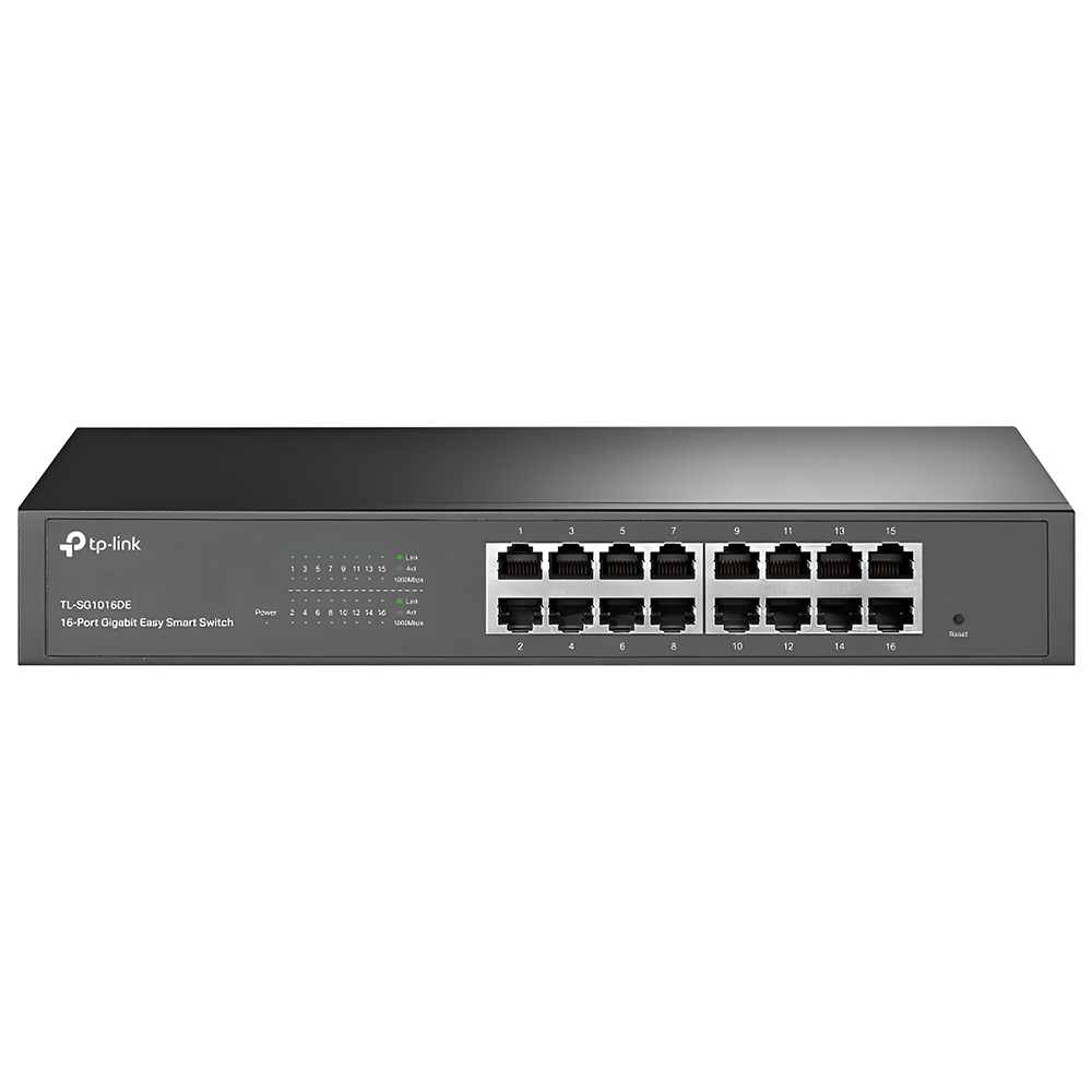 Hub Switch Tp-link TL-SG1016DE Smart 16 Portas - 10/100/1000Mbps