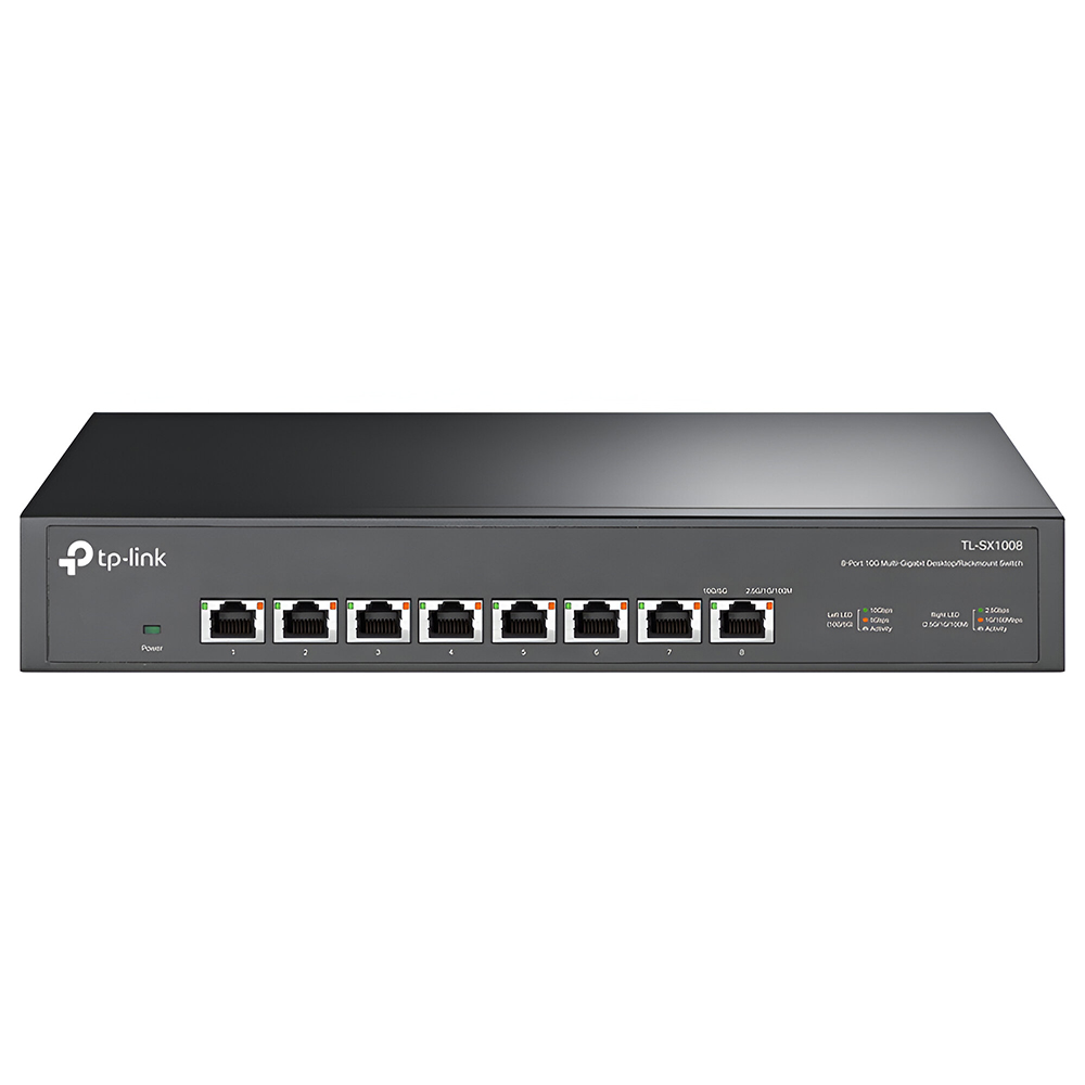 Hub Switch Tp-Link TL-SX1008 8 Portas 10GE / 1U Rack - 10/100/1000Mbps