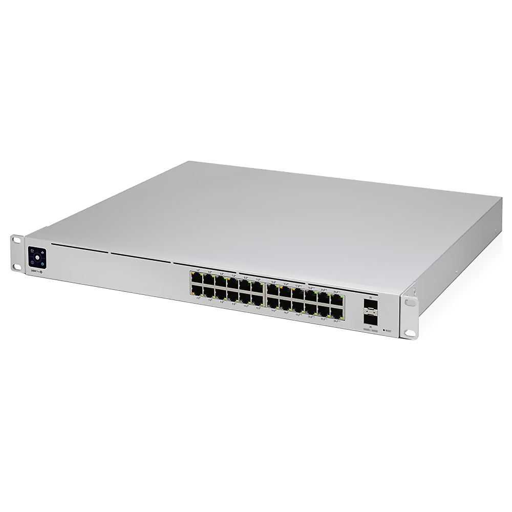 Hub Switch Ubnt USW-PRO-24-POE-BR Unifi 24 Portas / Gigabit / 2SFP+ / 400W