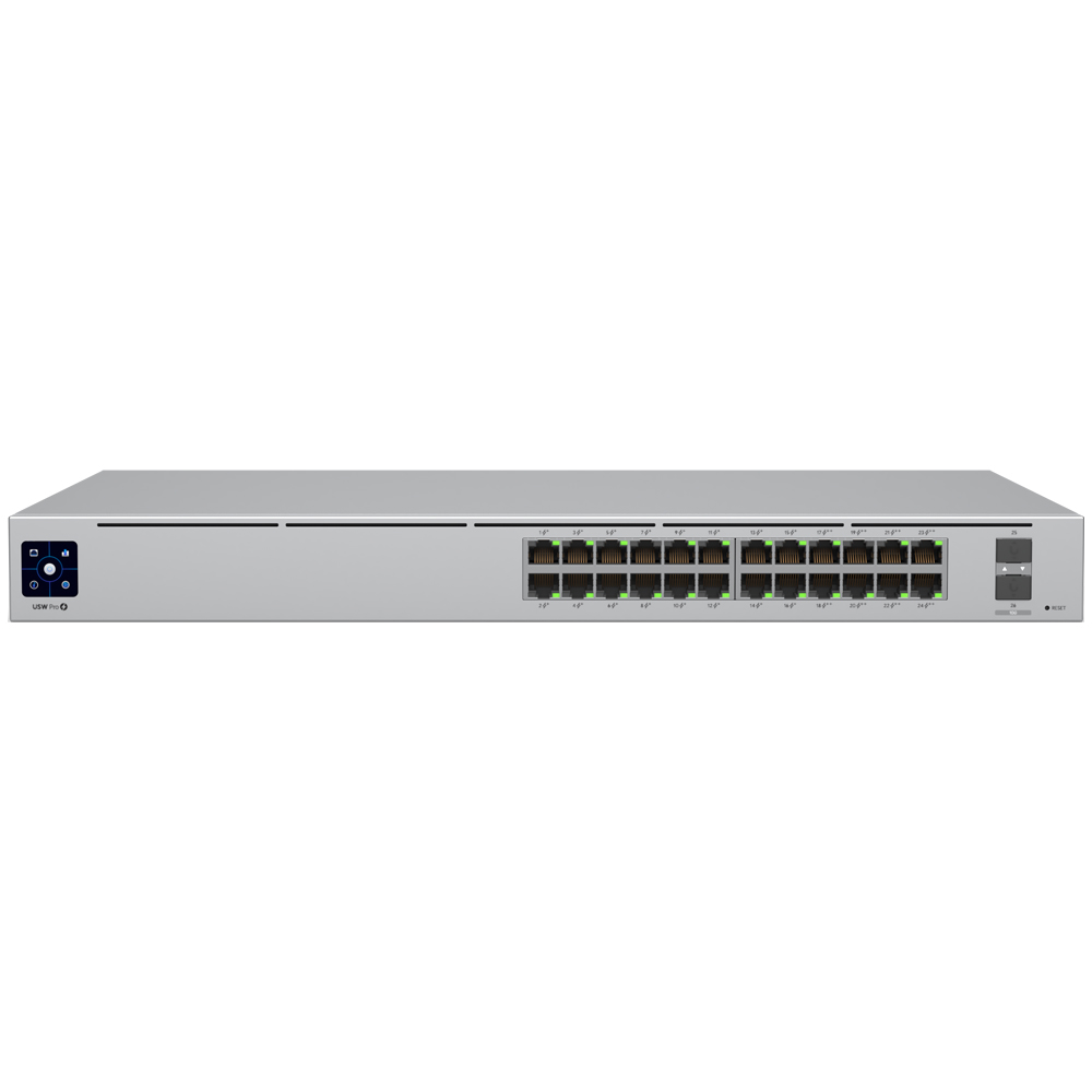 Hub Switch Ubnt USW-PRO-24-POE Unifi Switch Gigabit 24 Portas / 2SFP+ 400W