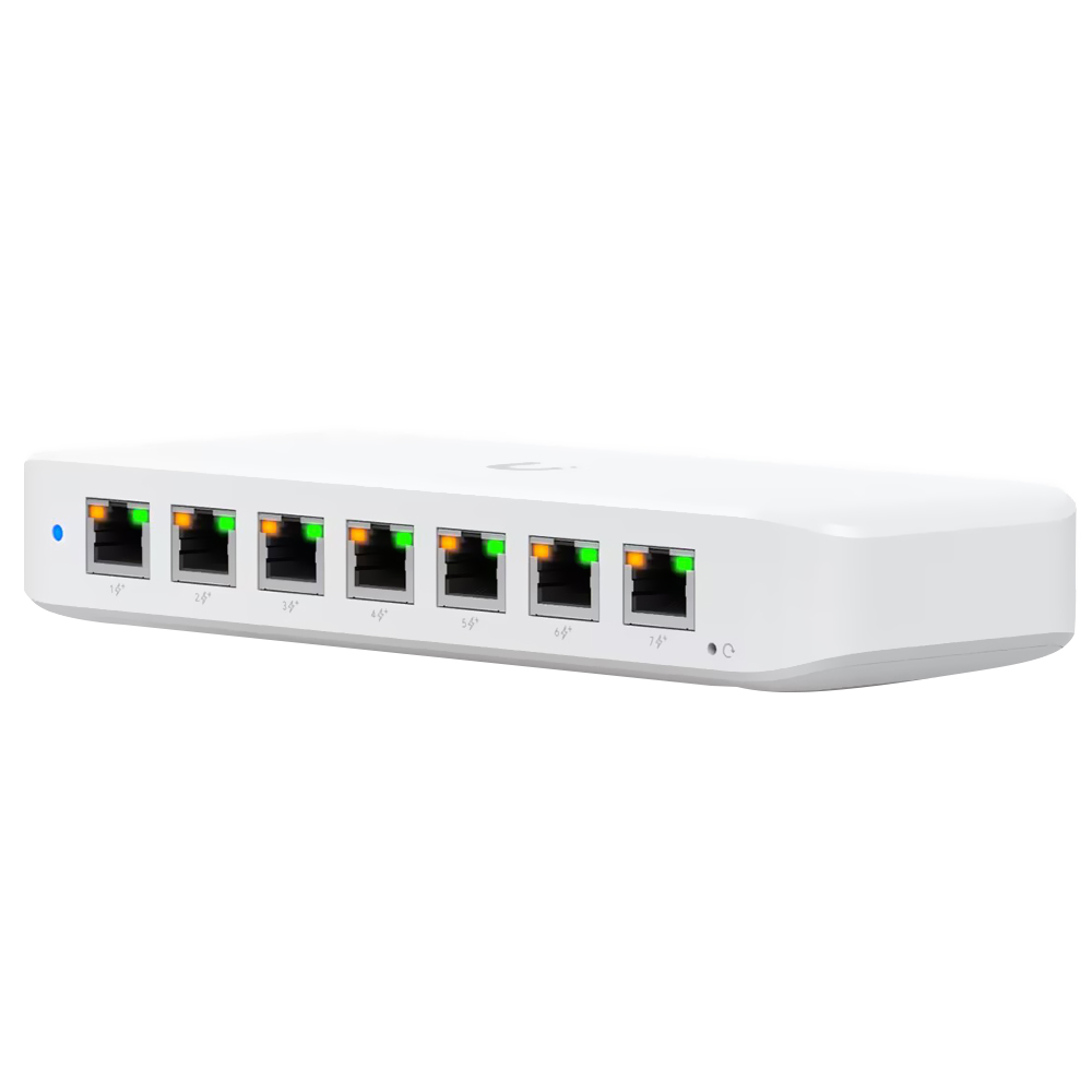 Hub Switch Unifi Ubnt USW-ULTRA-60W 8 Portas / Poe+ / Gigabit / 52W