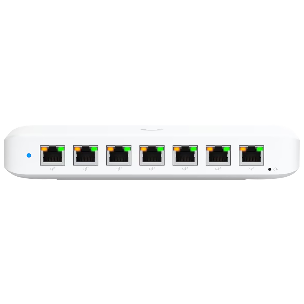 Hub Switch Unifi Ubnt USW-ULTRA-60W 8 Portas / Poe+ / Gigabit / 52W