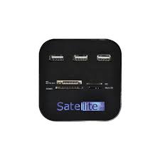Hub USB 2.0 + Leitor de Cartão Satellite A-HUB07 3 Portas / SD / MS / Pro duo / M2 