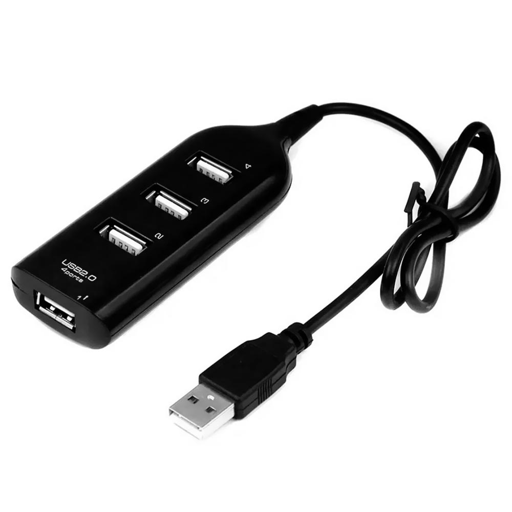 Hub USB 2.0 HI-SPEED BSK-108 4 Portas - Preto