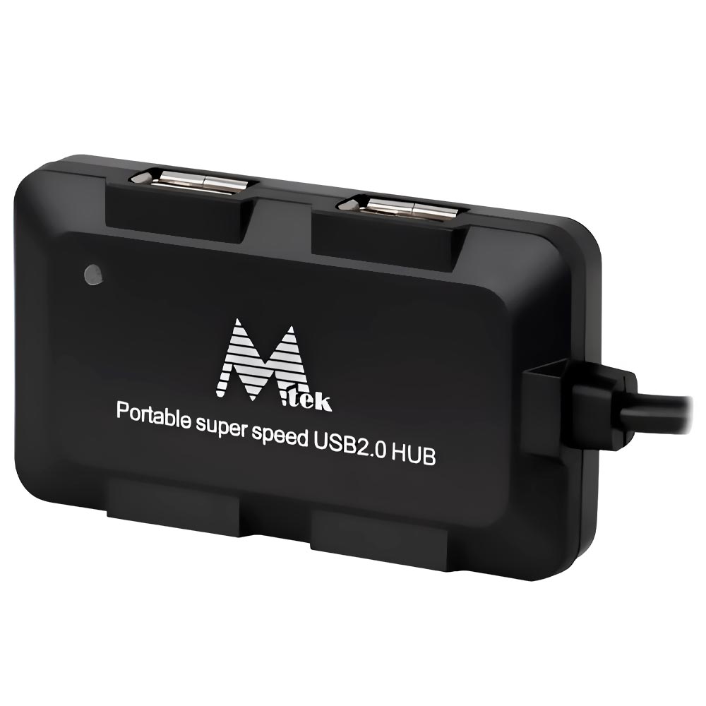 Hub USB 2.0 Mtek HB-8102B 4 Portas - Preto