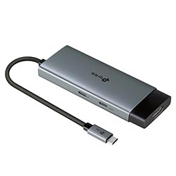Hub USB-C 3.1 Tp-Link UH5020C 5 Portas / HDMI / 2 USB 3.0 / 2 USB-C Fêmea - Cinza
