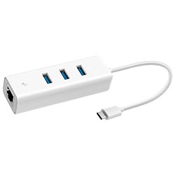 Hub USB-C Tp-Link UE330C Ethernet Gigabit 4 Portas / 3 USB 3.0 / 1 RJ-45